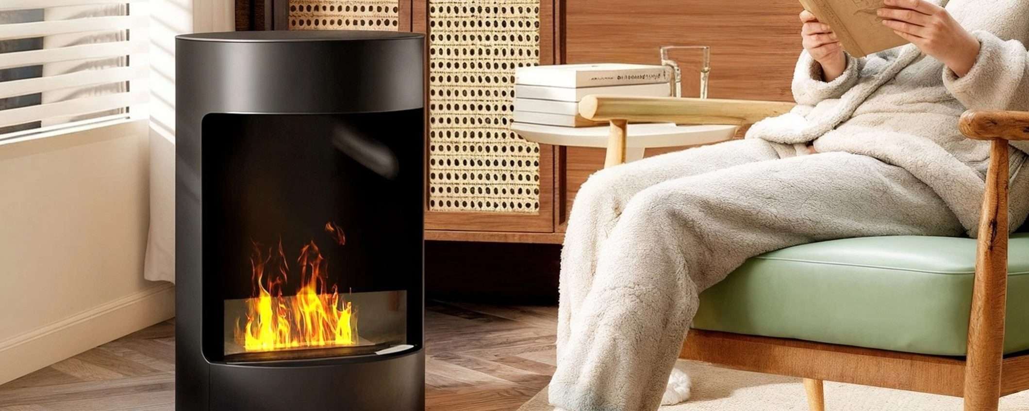 Camino a bioetanolo super scontato su eBay: una valida alternativa al camino a legna