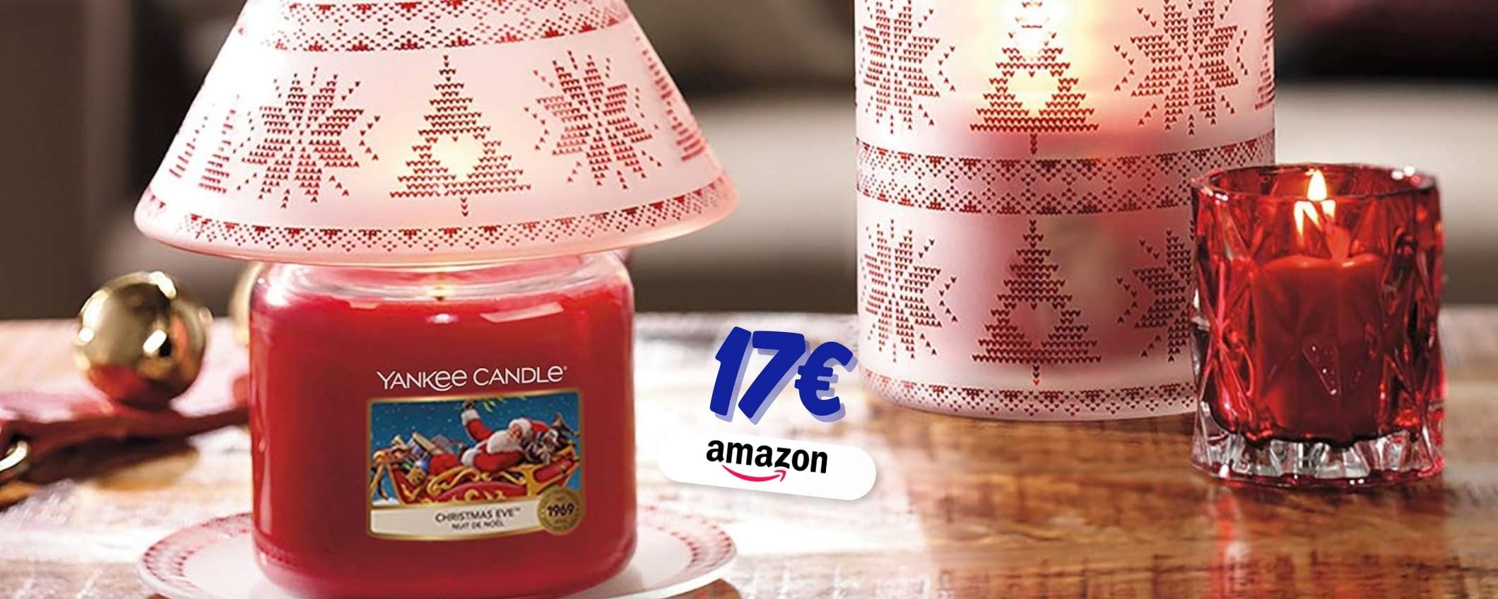 Profumo di Natale istantaneo con la Yankee Candle che dura 75 ore (sconto)
