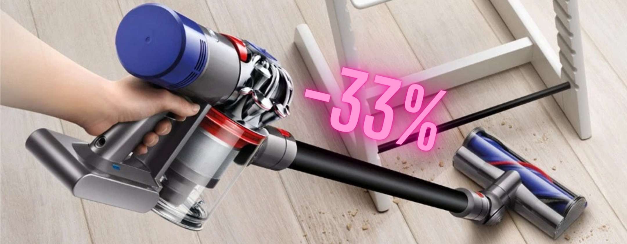 Dyson V8 Total Clean con accessori: pulizia perfetta al giusto prezzo (-33%)