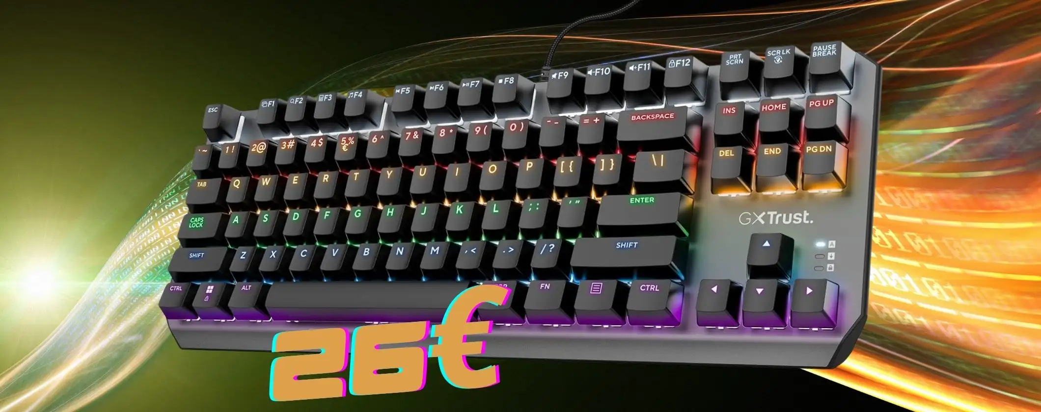 GXTrust 834 TKL compatta: mini tastiera da gaming per fare un upgrade con poco