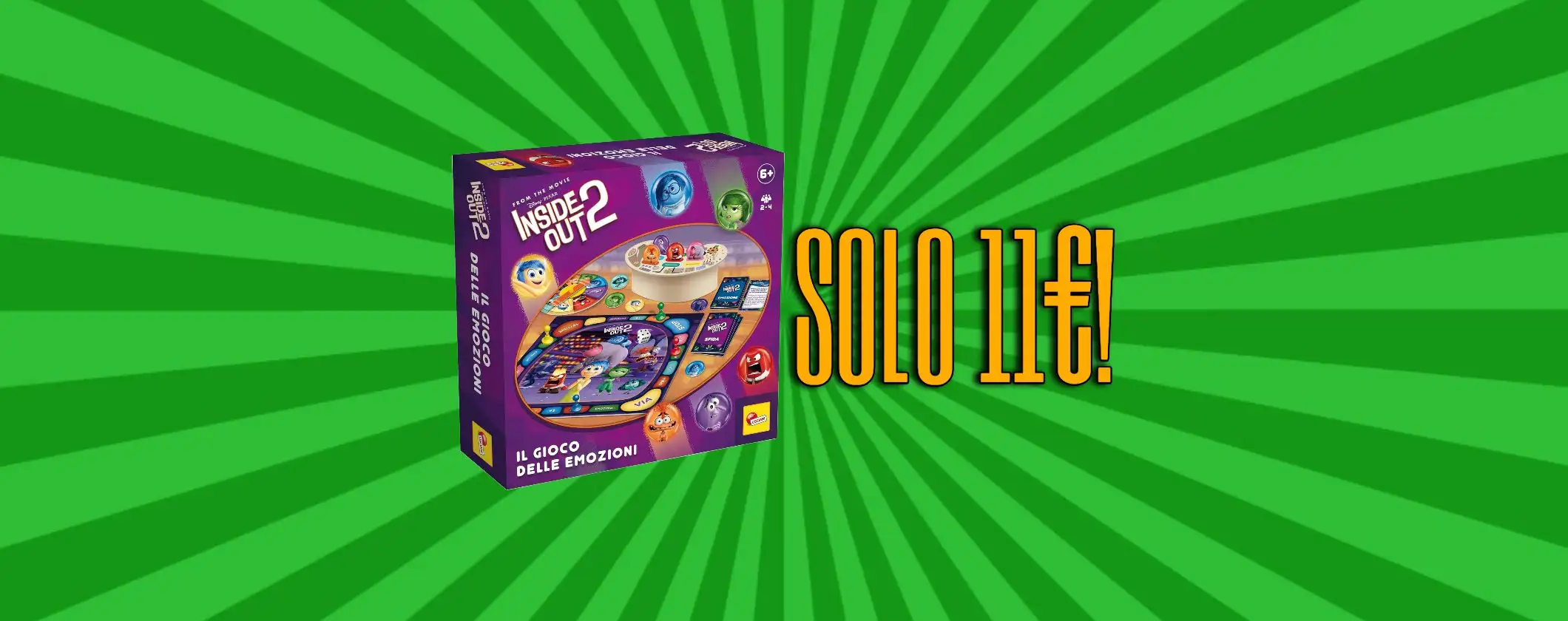 Inside Out 2 il Gioco delle Emozioni a soli 11€ su Amazon (-54%)