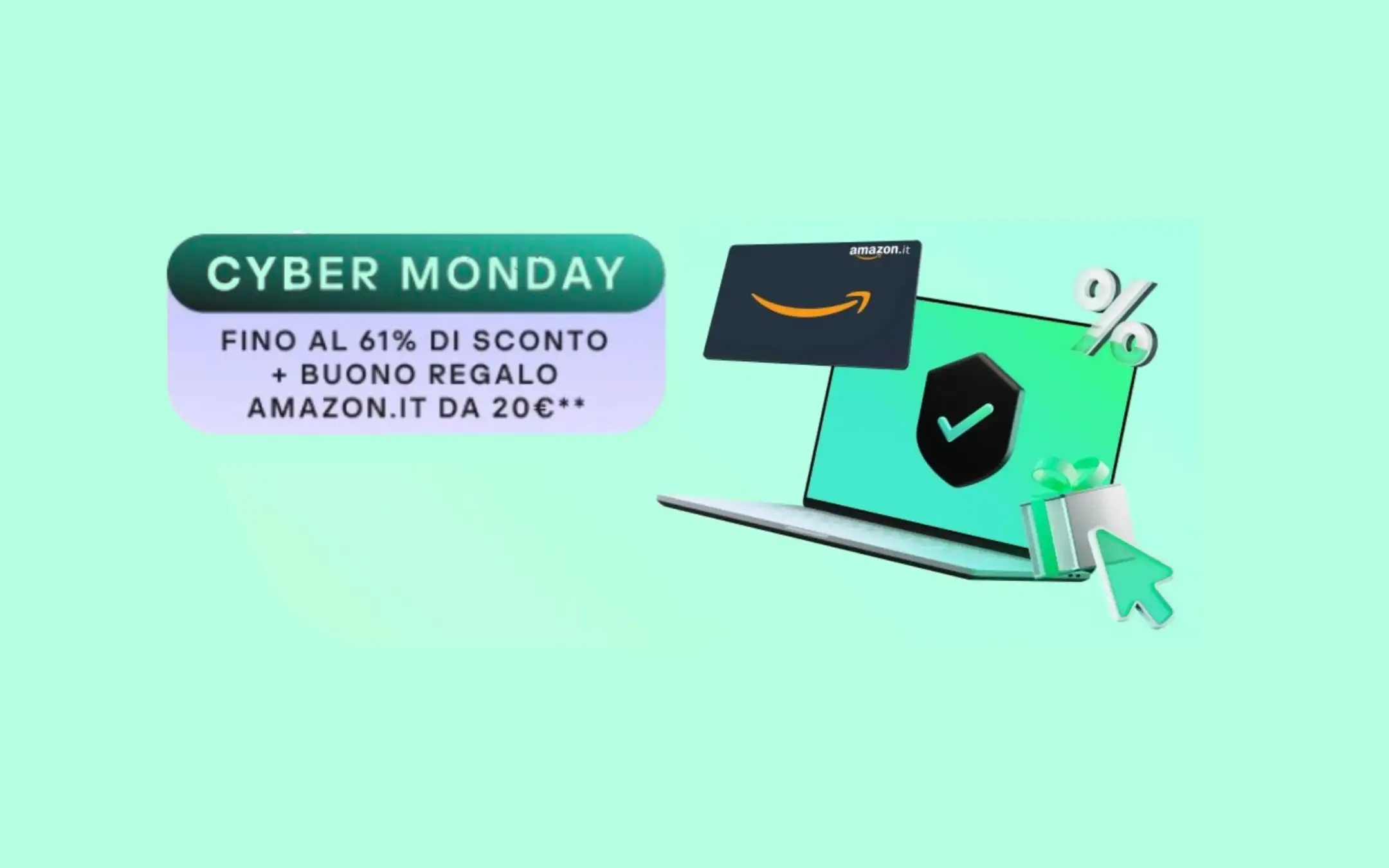 Cyber Monday Kaspersky: fino al 61% di sconto e buono Amazon da 20 euro