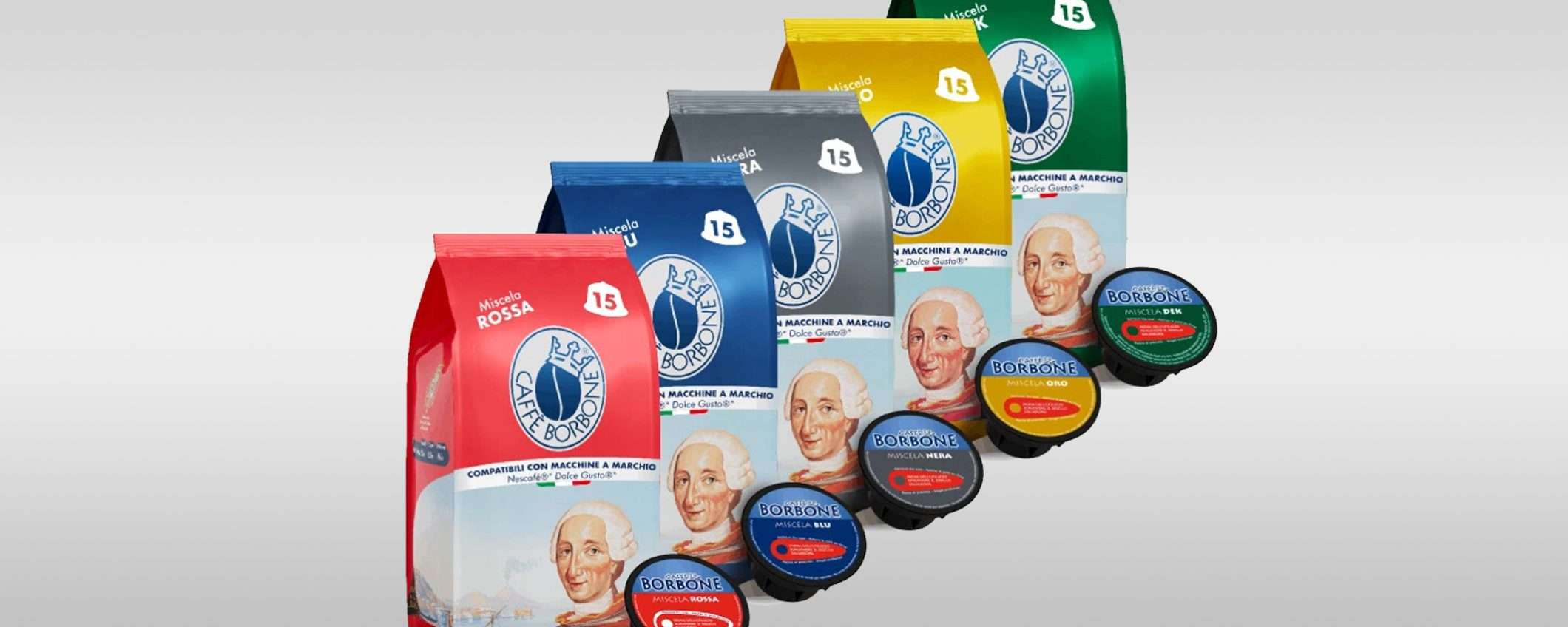 Kit degustazione per provare tutte le miscele Caffè Borbone: 30% di sconto