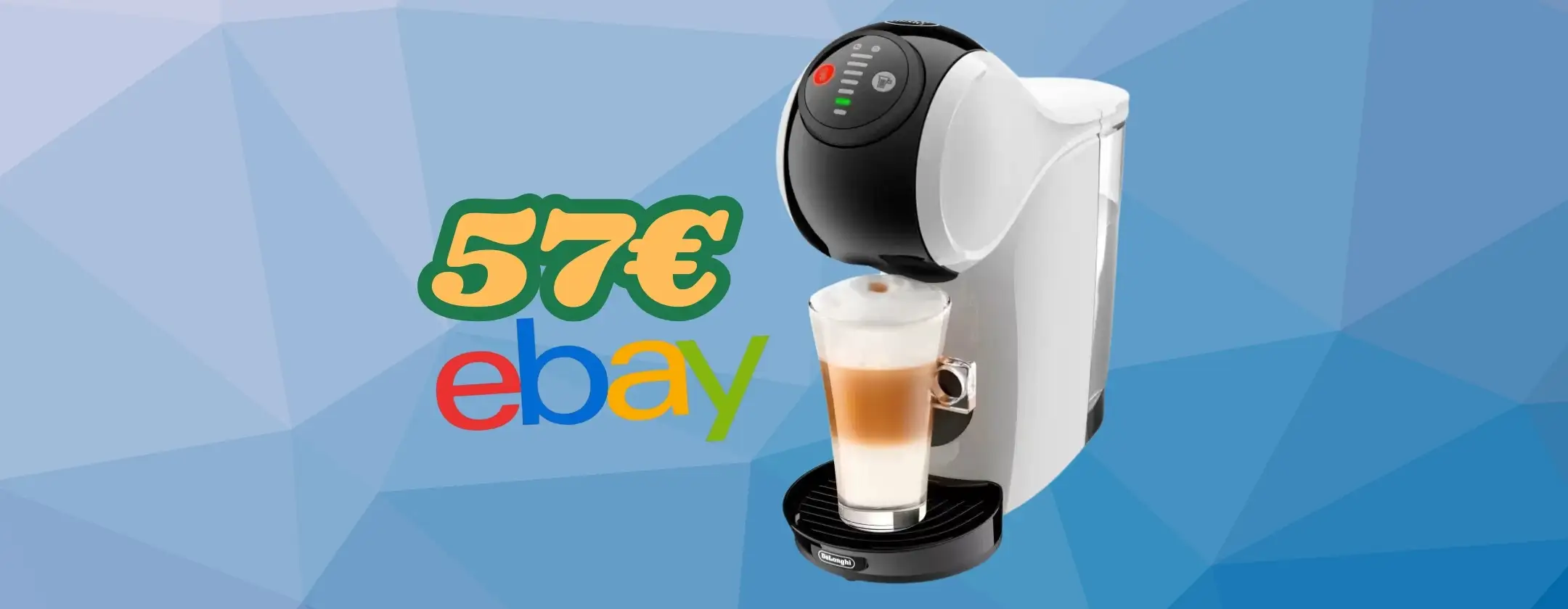 Macchina per caffè DeLonghi Genio S: espresso come al bar e prezzo ridicolo (57€)
