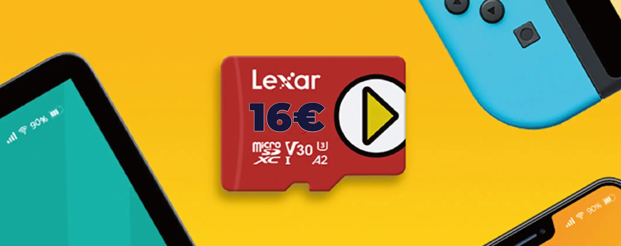 MicroSD Lexar 128GB a meno di 20€ è da avere adesso