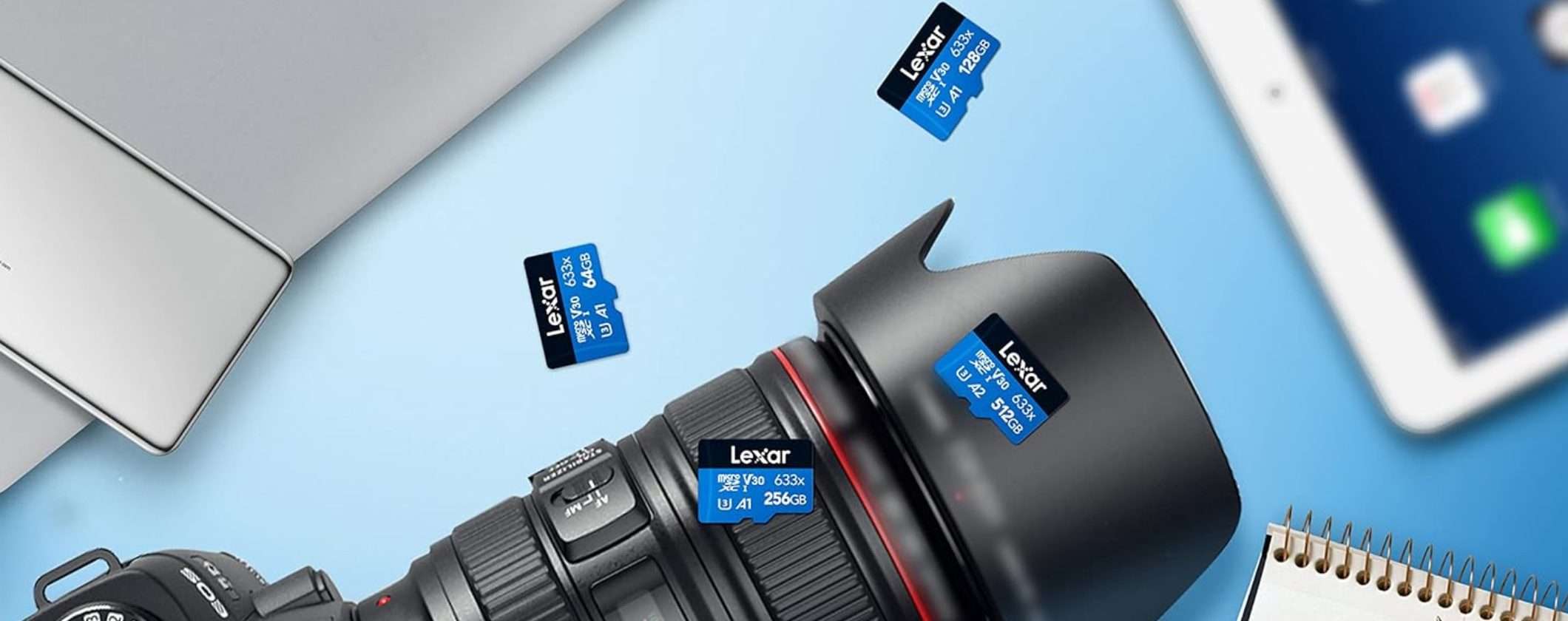 MicroSD Lexar 64GB a soli 10€: acquistala al volo su Amazon