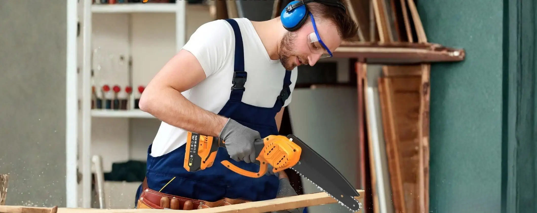 Mini motosega a batteria da 8 pollici con accessori e valigetta al 50% su Amazon