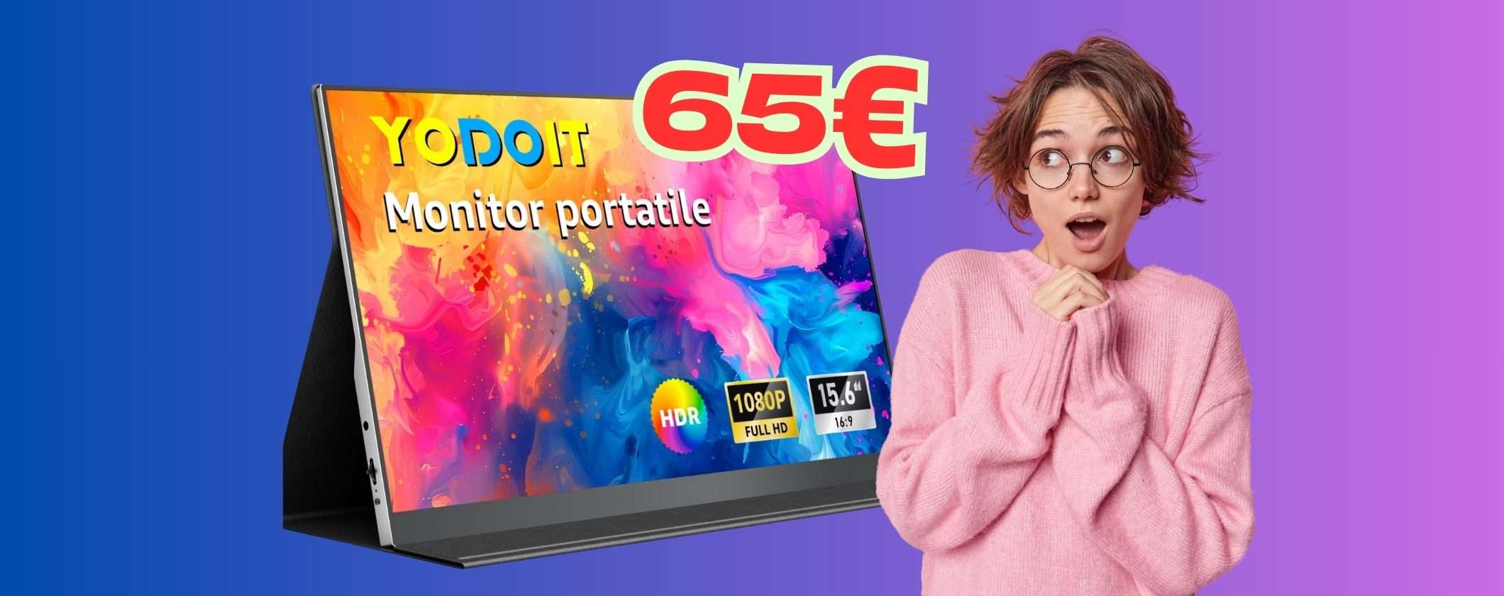 Monitor portatile da 15,6