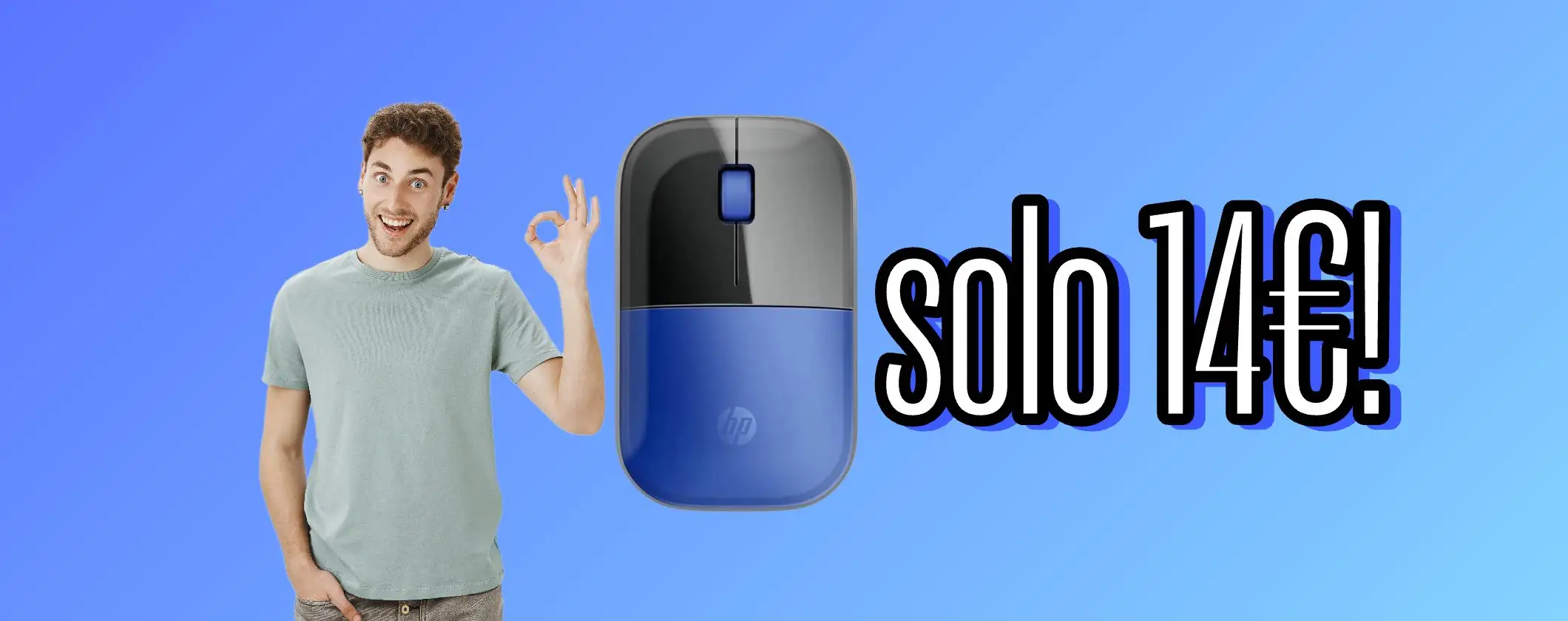 Mouse Wireless Ultrasottile HP: qualità premium a soli 14€ su Amazon