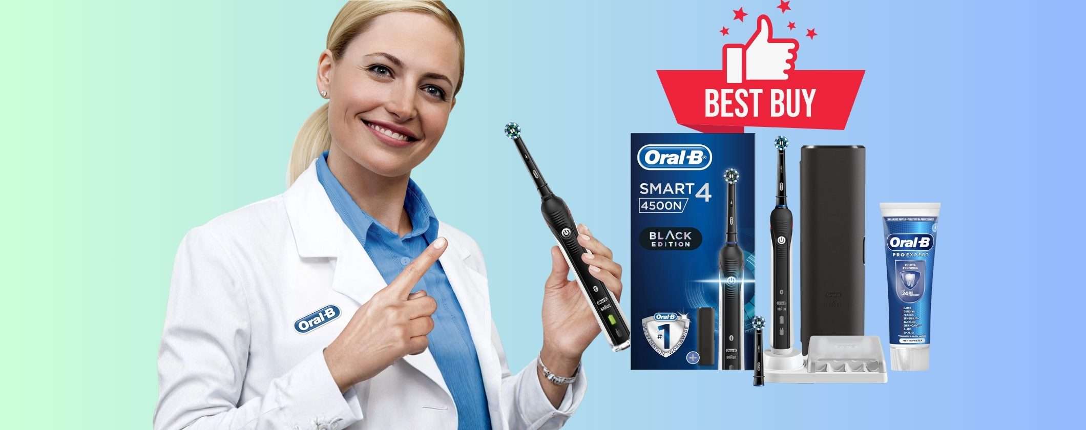 Oral-B Smart 4: il migliore spazzolino elettrico a un prezzo imperdibile (-51%)