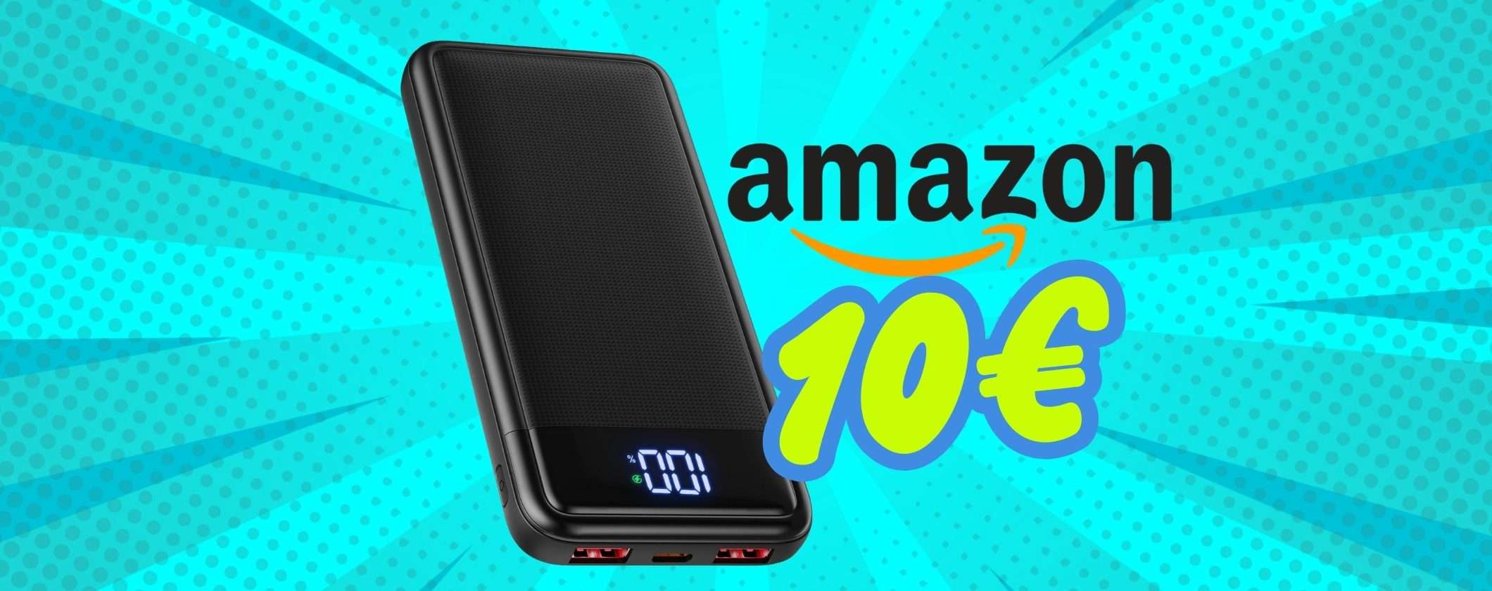 Power Bank da 13800mAh con 3 uscite velocissime oggi tuo a soli 10€