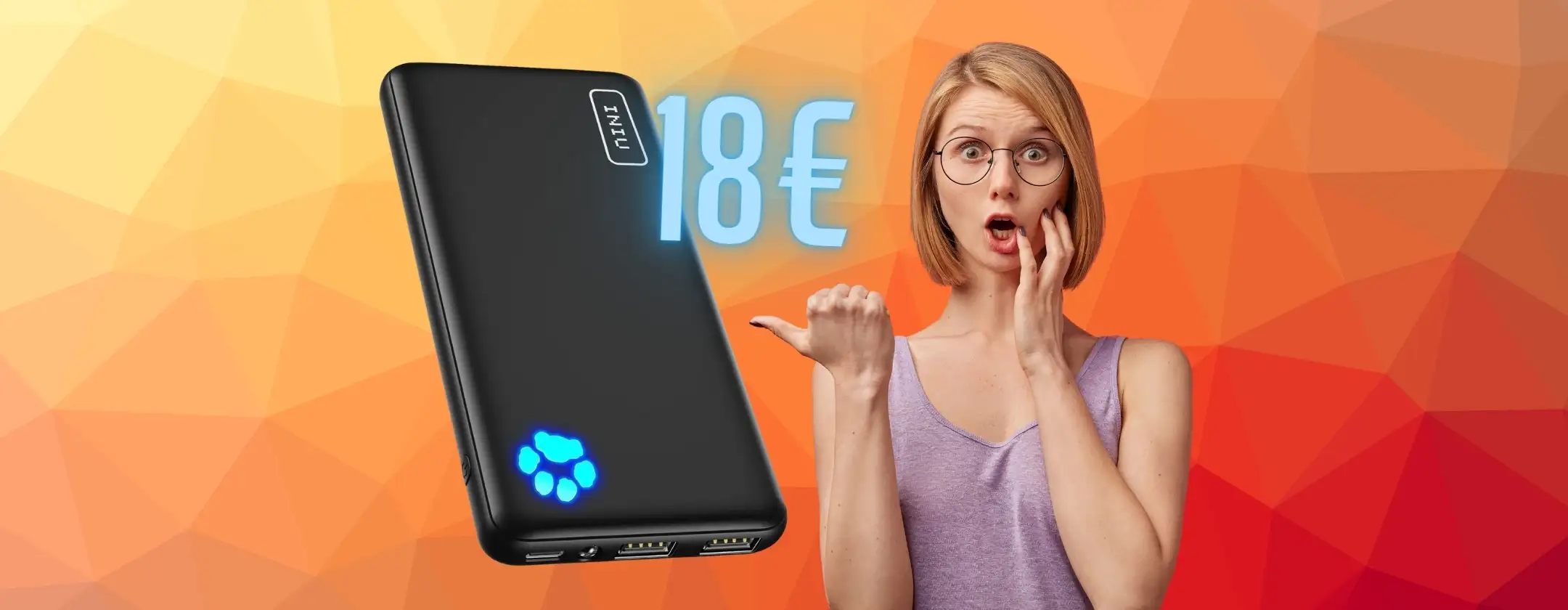Il Power Bank più amato e acquistato ora a soli 18€ su Amazon