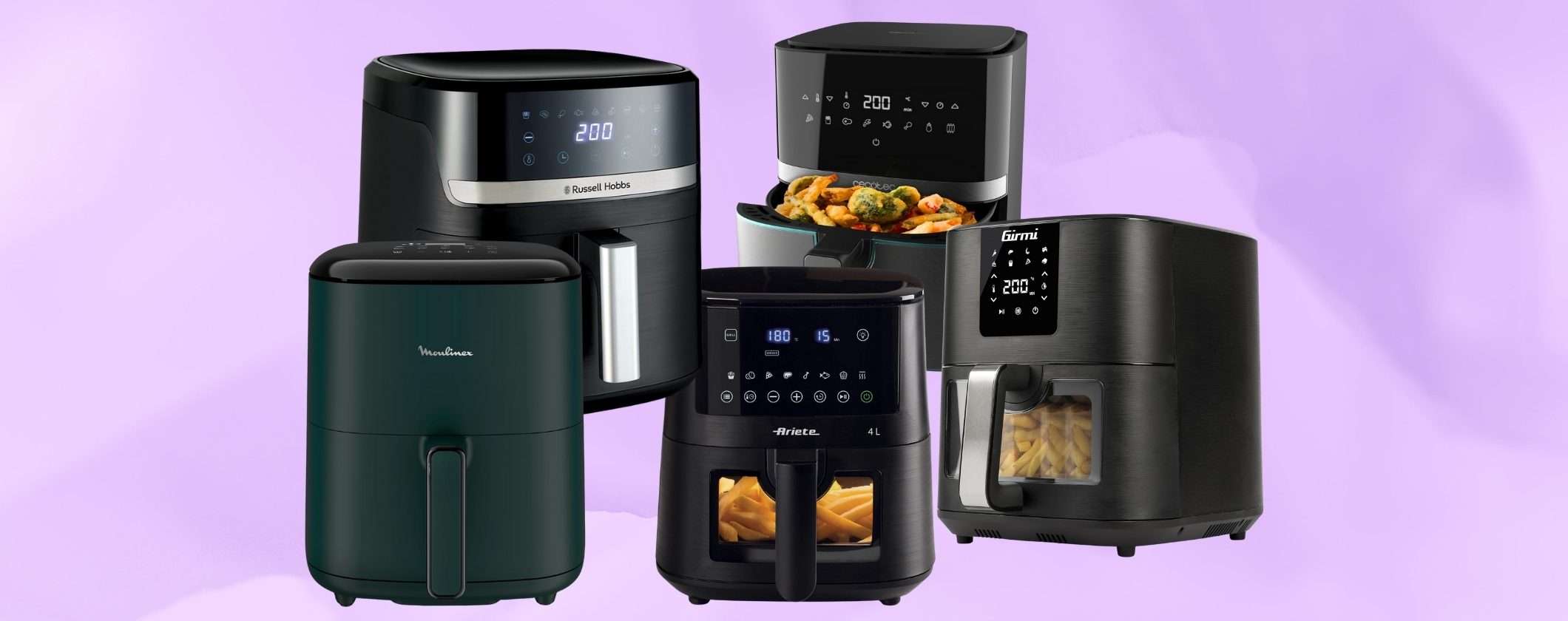 Prezzi bomba su Amazon per 5 friggitrici ad aria spettacolari da 40€ a 79€