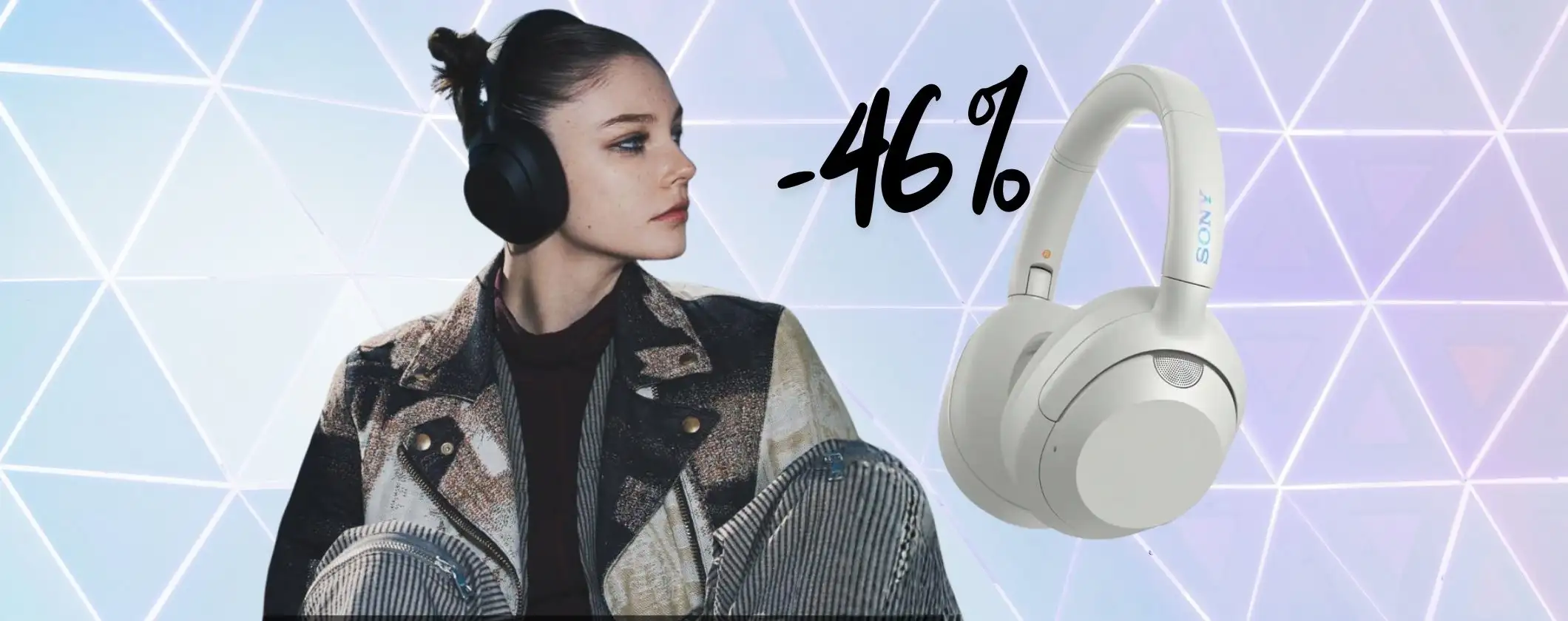 Sony ULT WEA: cuffie wireless con bassi potenti, chiamate nitide e batteria da 30h