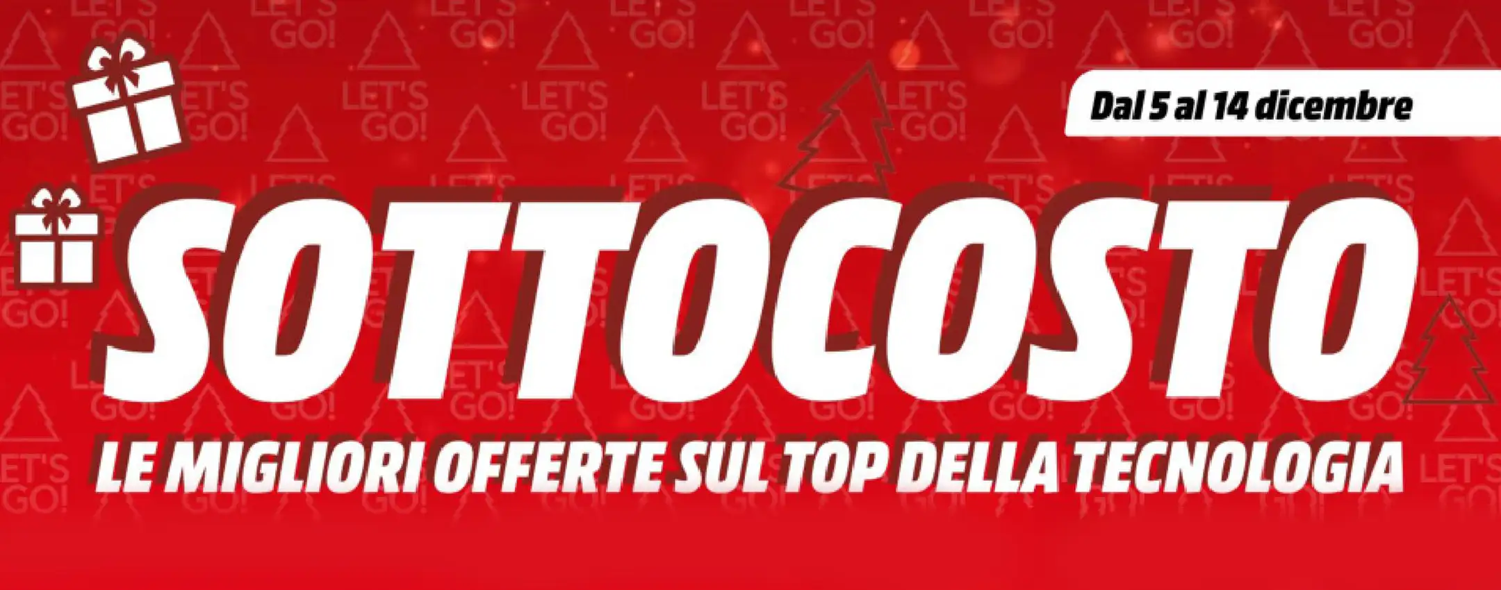 Volantino MediaWorld, è tornato il Sottocosto con tante offerte per Natale