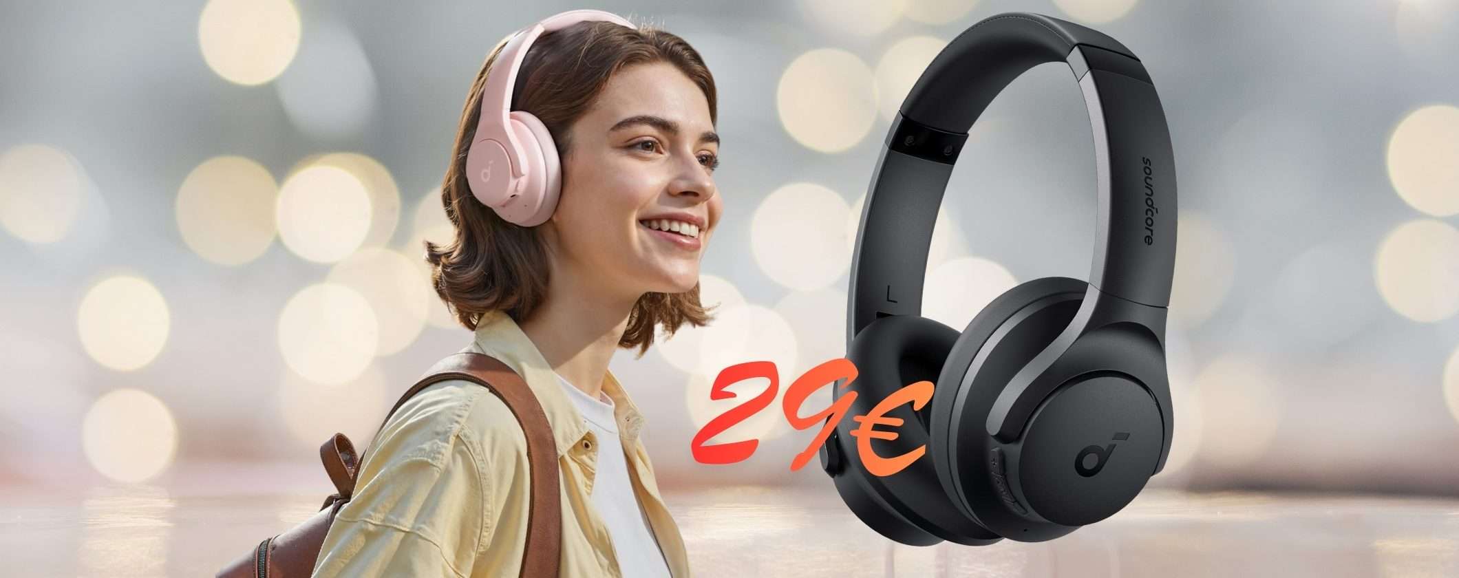 Soundcore Q20i in sconto folle al 40%: le cuffie Bluetooth da acquistare subito