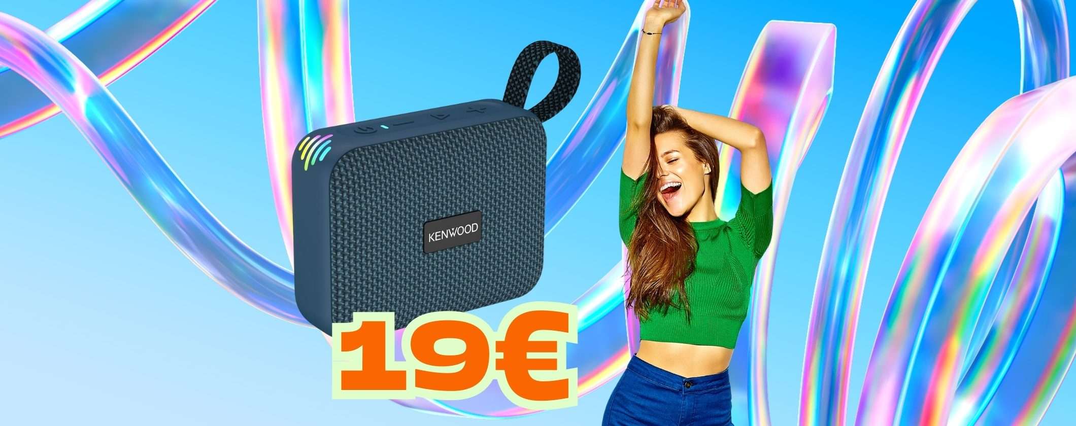 Speaker Bluetooth minuscolo anche nel prezzo ma molto potente (19€)