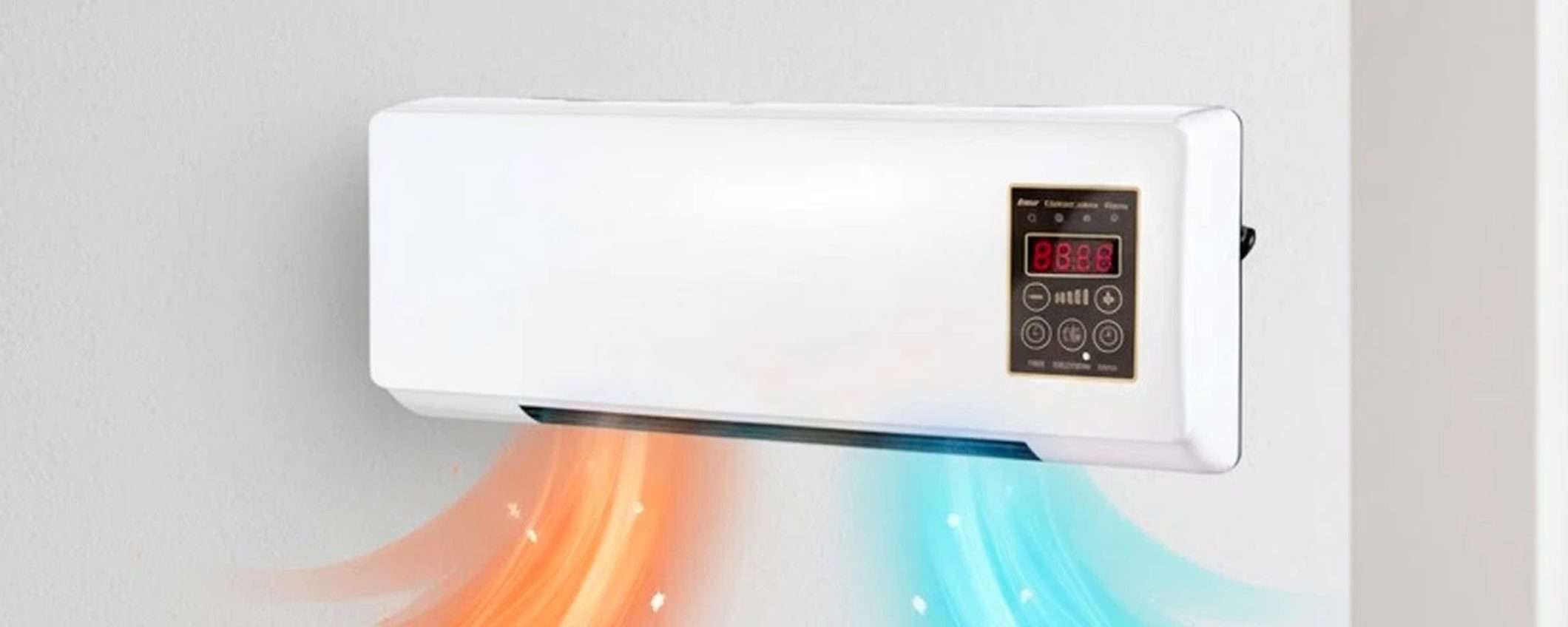 Termoventilatore da parete, con questa offerta eBay porti calore e risparmio in casa