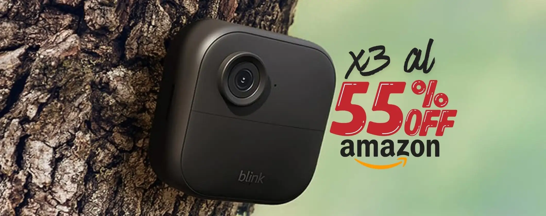 Videocamera Blink Outdoor 4 (Ultimo modello): puoi averne 3 al 55%