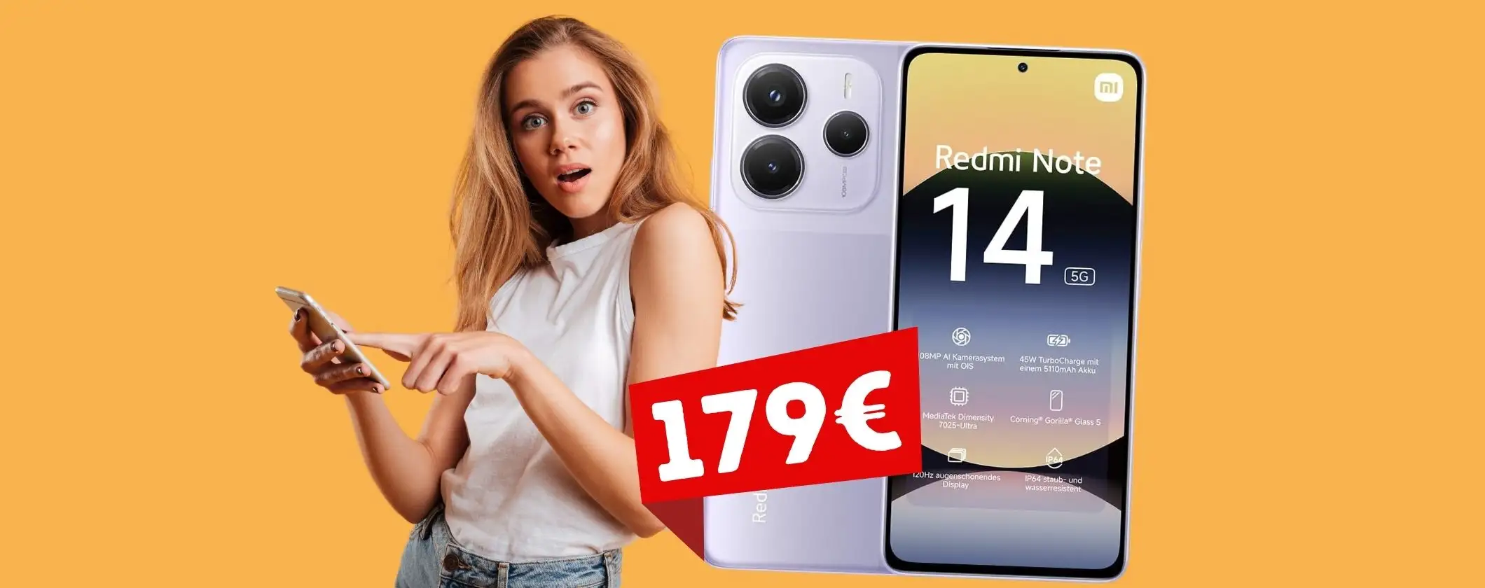 Xiaomi Redmi Note 14 5G è ancora il migliore in questa fascia di prezzo (179€)