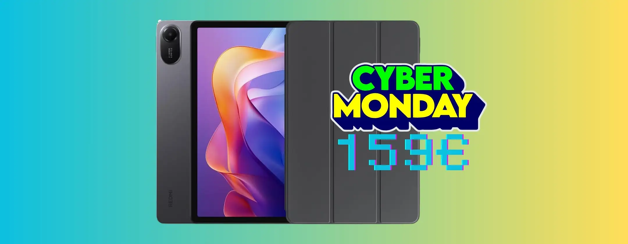 Xiaomi Redmi Pad 2 da 128GB e batteria da 9000mAh + cover tuo a 159€