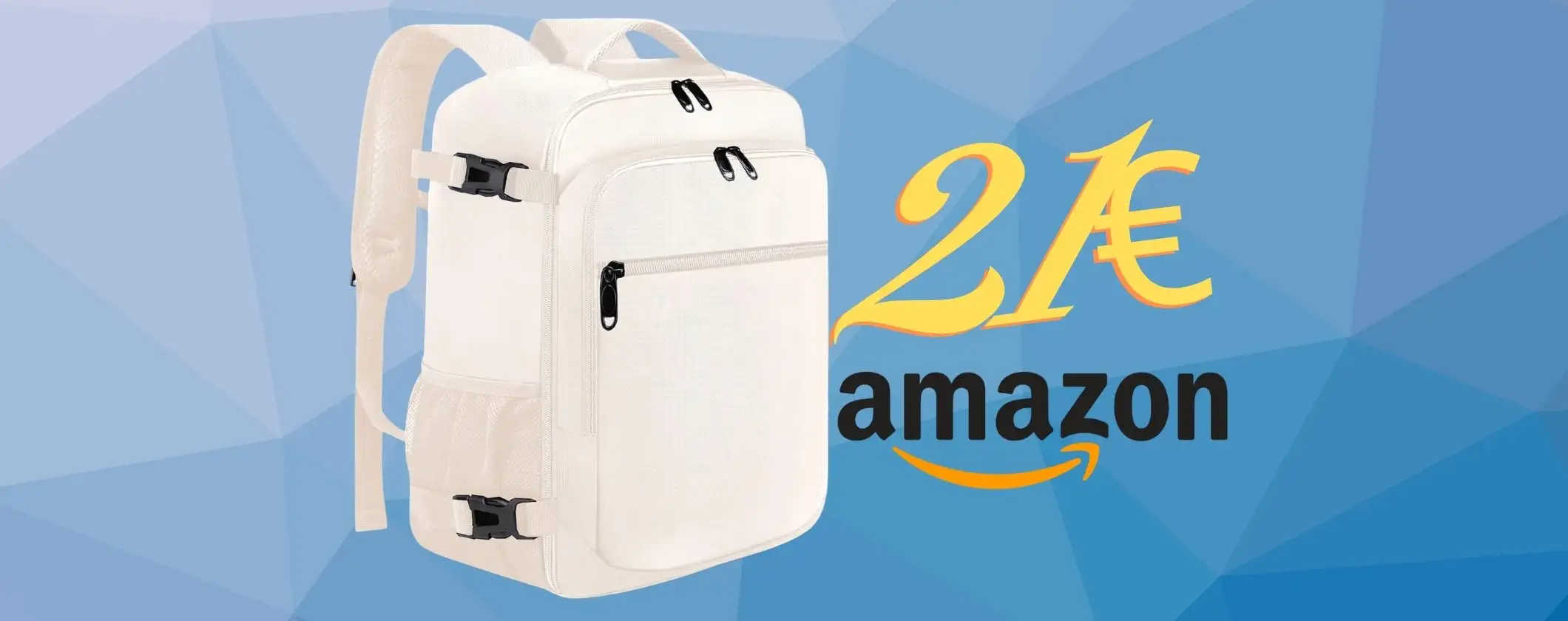 Zaino per Ryanair e altre compagnie low cost oggi tuo a soli 21€