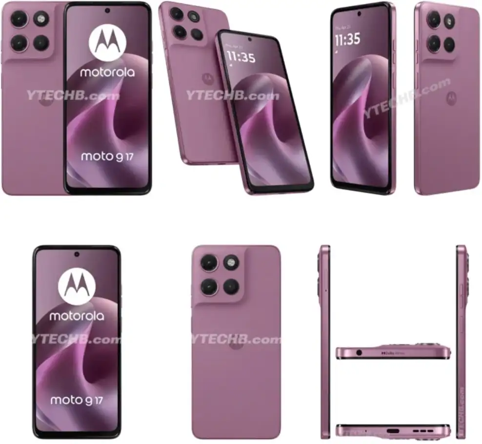 Motorola Moto G17 rosa