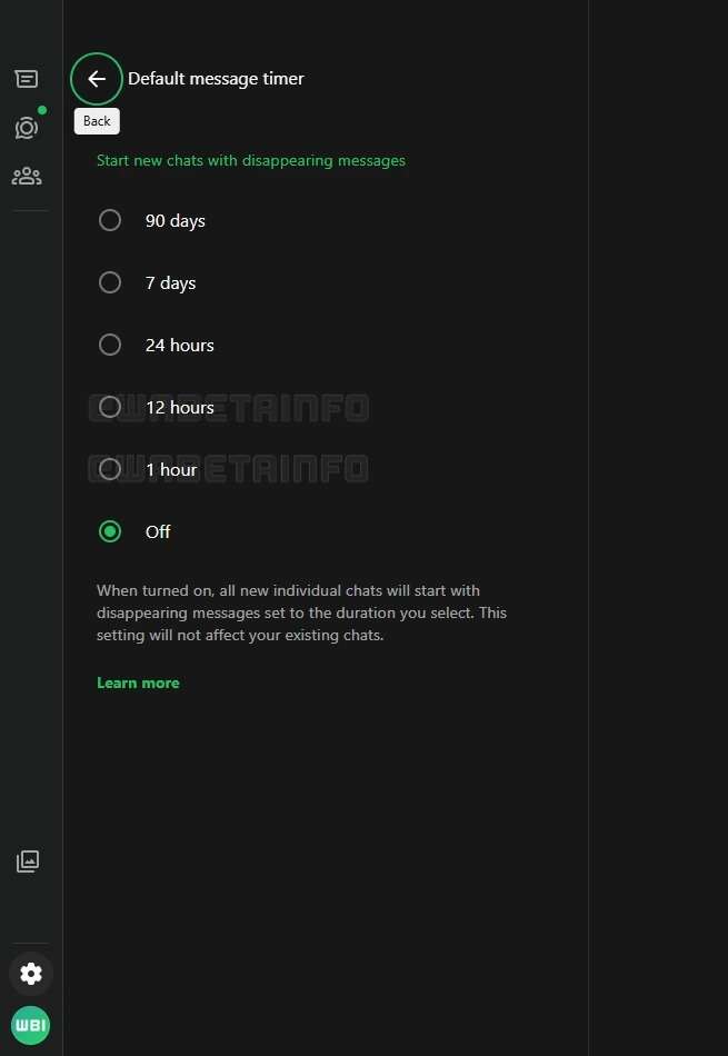 WhatsApp Web timer messaggi effimeri a scomparsa WhatsApp Web timer messaggi effimeri a scomparsa