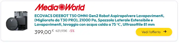 ECOVACS DEEBOT T50 OMNI Gen2 Robot