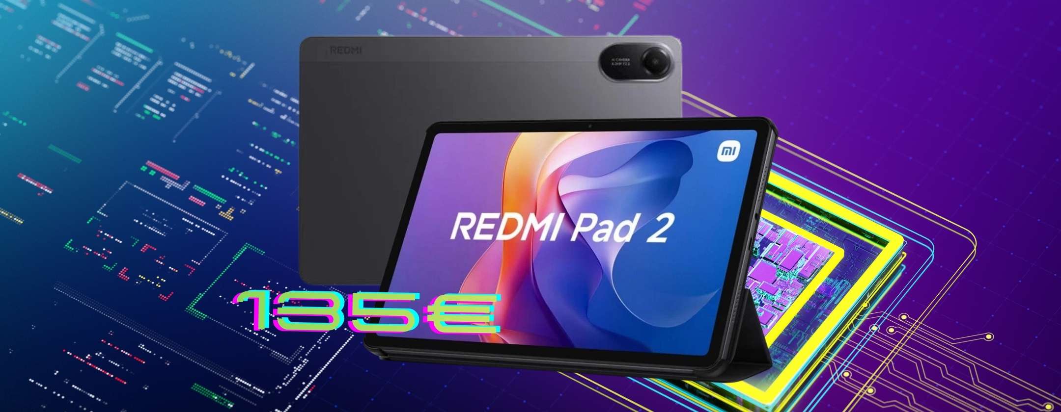 Pad2 Xiaomi Redmi Pad 2 da 11 pollici: ottima resa con una piccola spesa (135€)