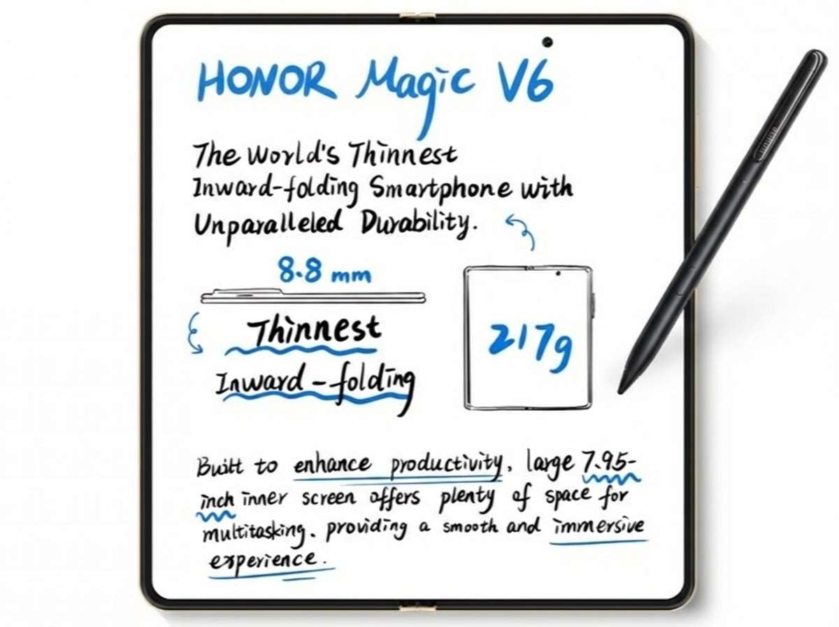 Honor Magic V6 stilo