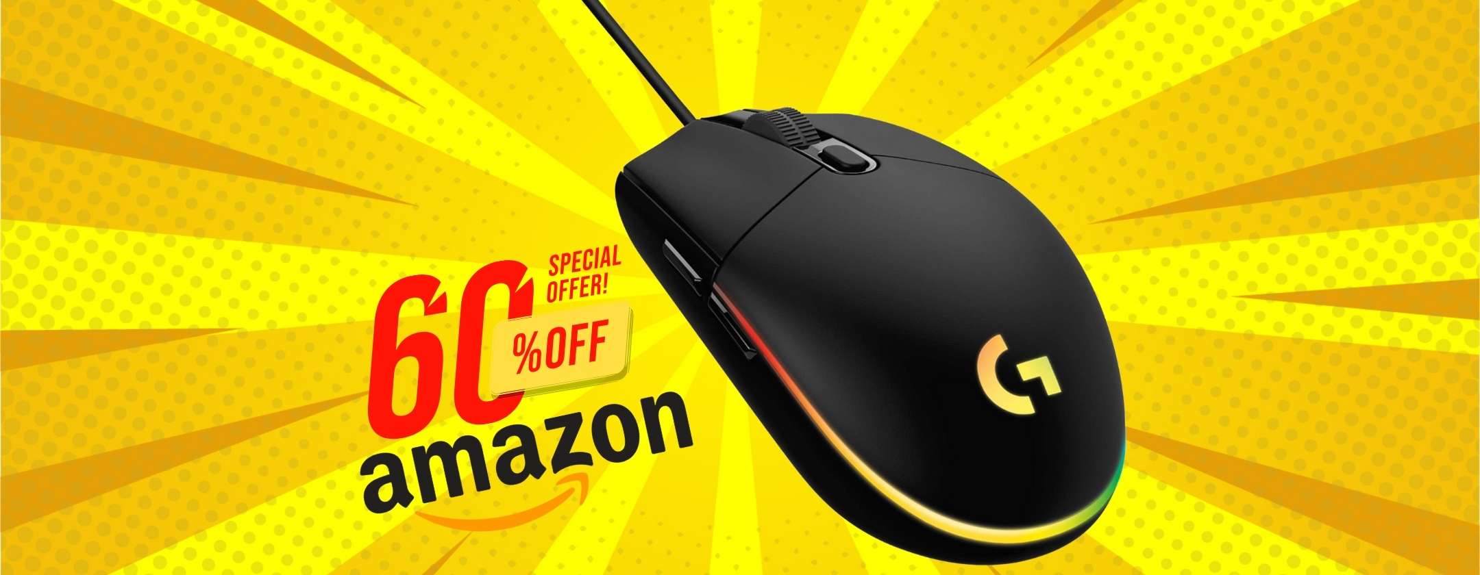 Il Mouse Da Gaming Logitech G G203 LIGHTSYNC In Promo A Soli 18 99 Il Mouse Da Gaming Logitech G G203 Lightsync In Promo Soli 18 99e 