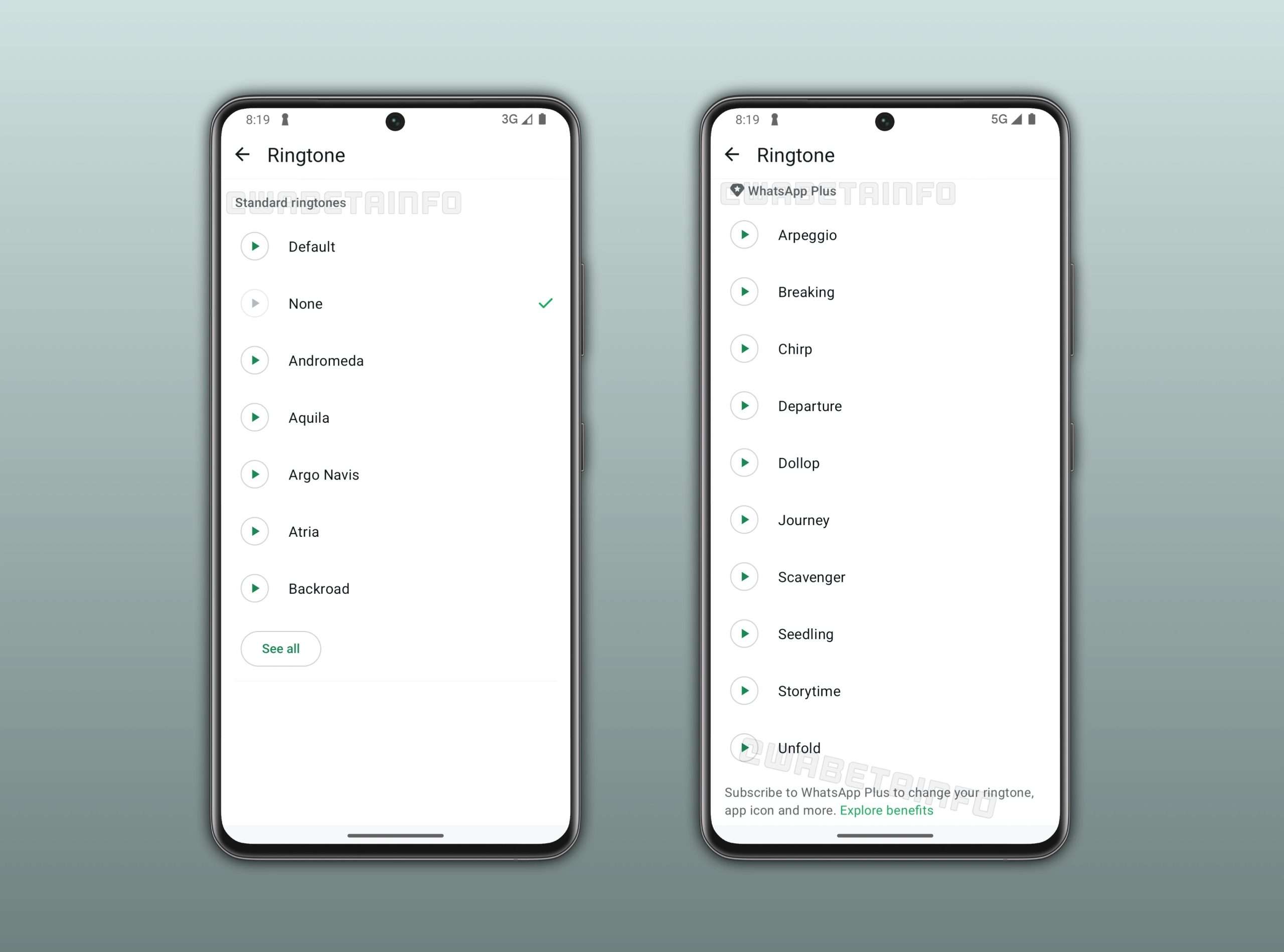 Nuove suonerie WhatsApp
