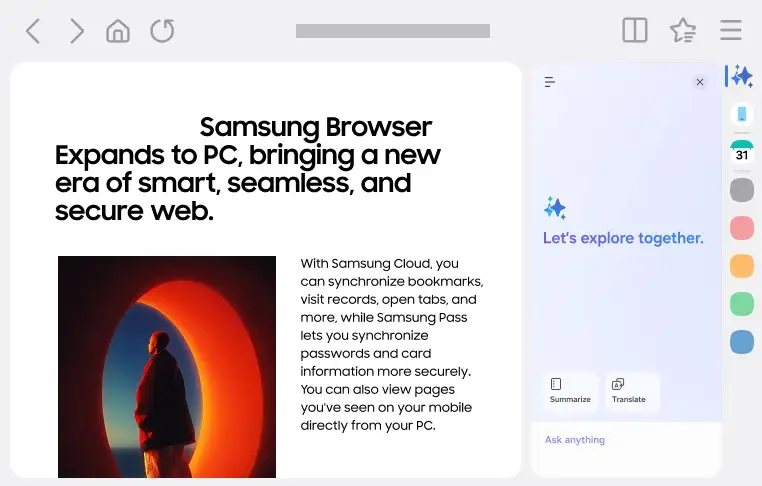 Samsung Internet Browser Samsung Internet Browser