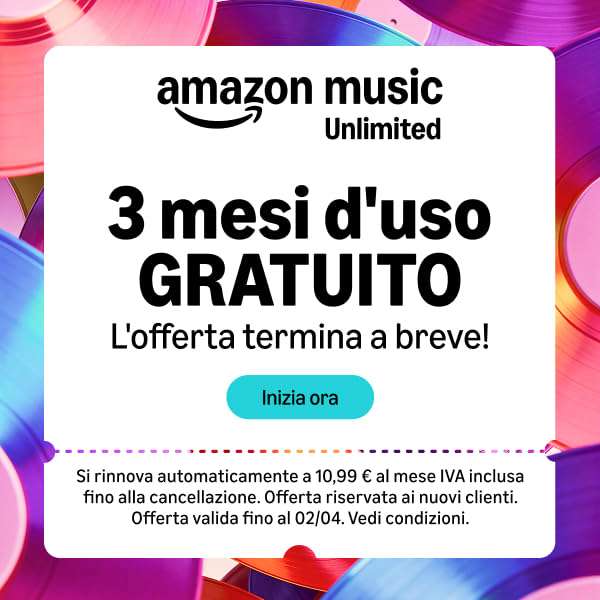amazon music unlimited offerta a tempo limitato