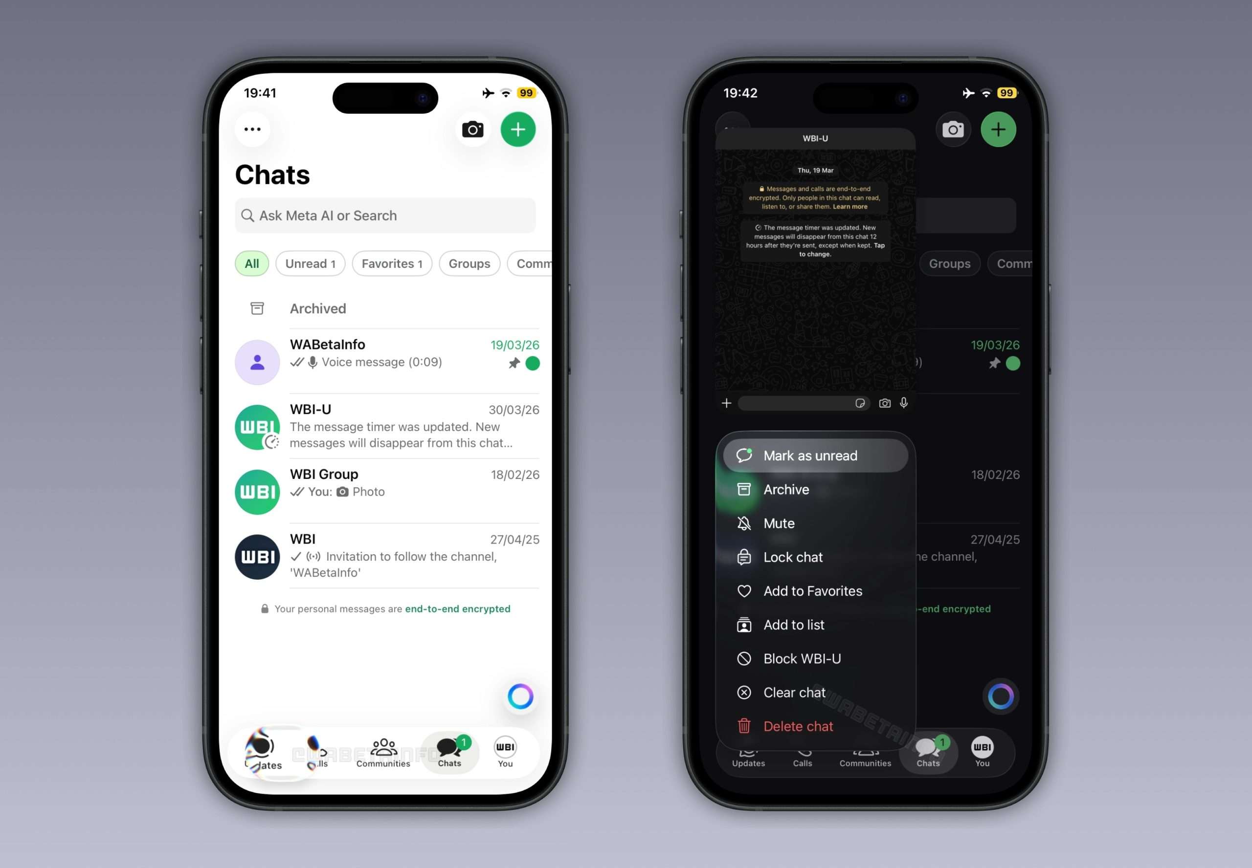 WhatsApp per iPhone Liquid Glass aggiornamento iOS