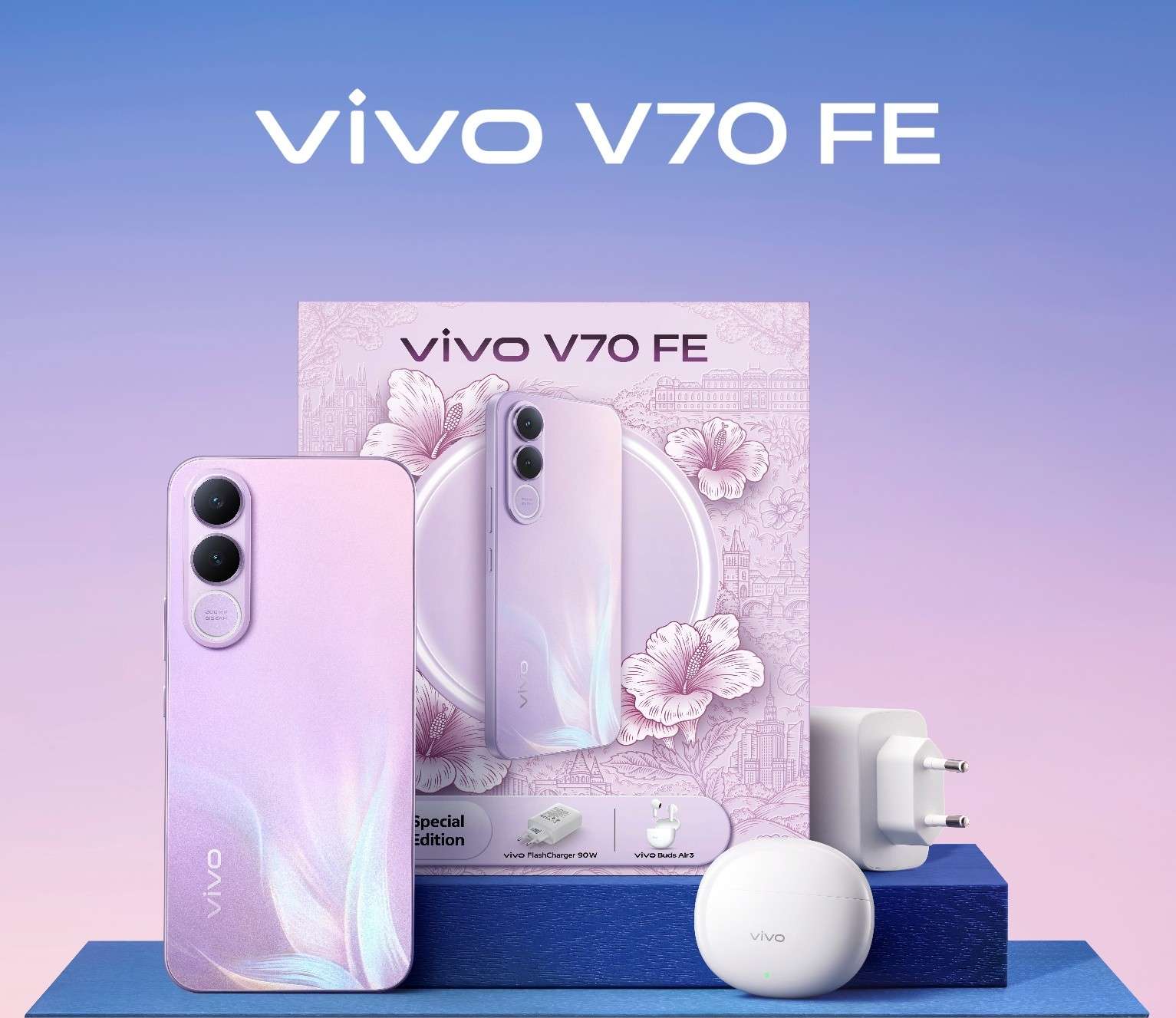 vivo V70 FE Muse Purple Bundle Kit (low)
