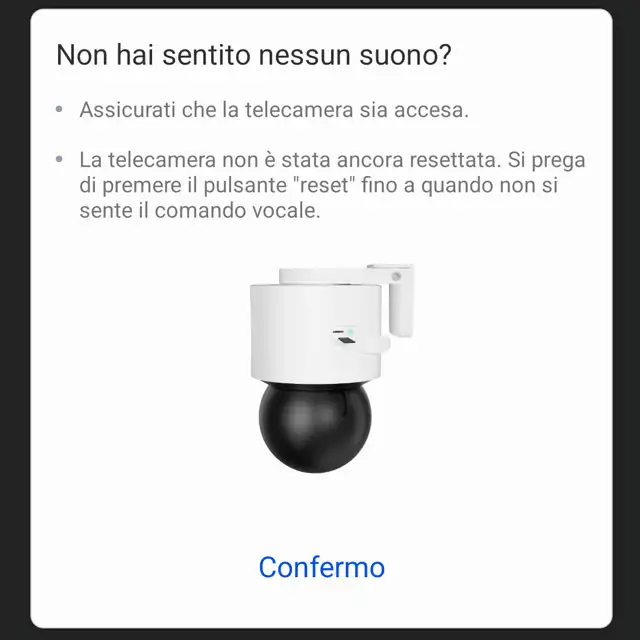 Il processo di configurazione per Reolink OMVI 3i WiFi è piuttosto semplice e veloce