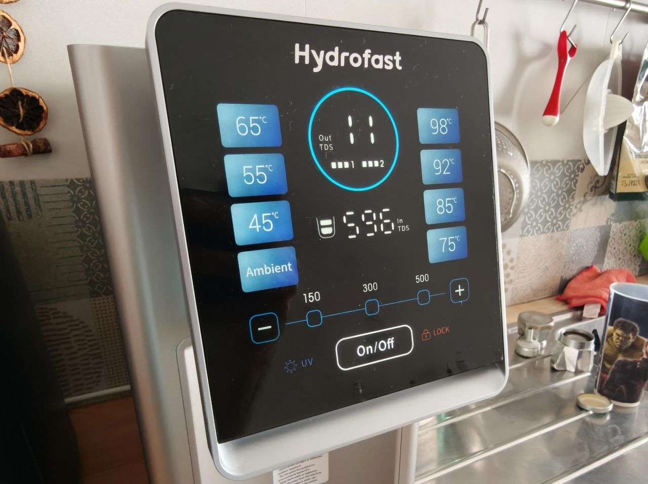 Hydrofast schermo