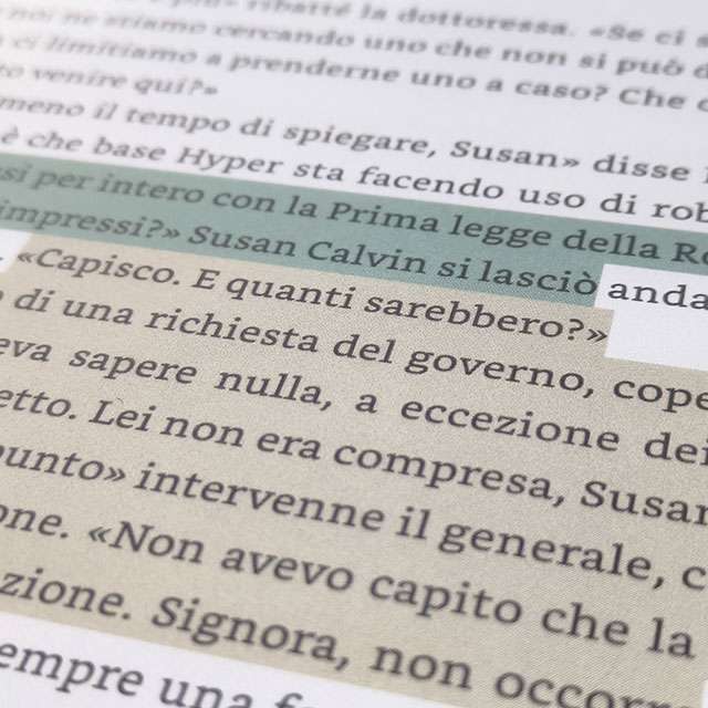 Poter evidenziare il testo con colori diversi è molto comodo