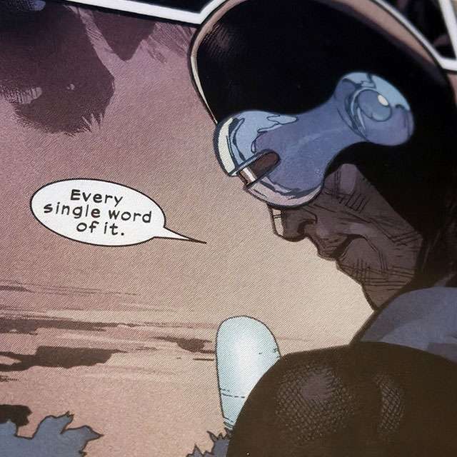 Un fumetto a colori degli X-Men, la resa è molto buona
