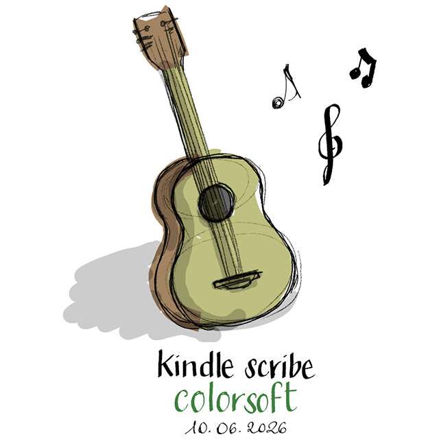 Un disegno (vero) creato con il Kindle Scribe Colorsoft