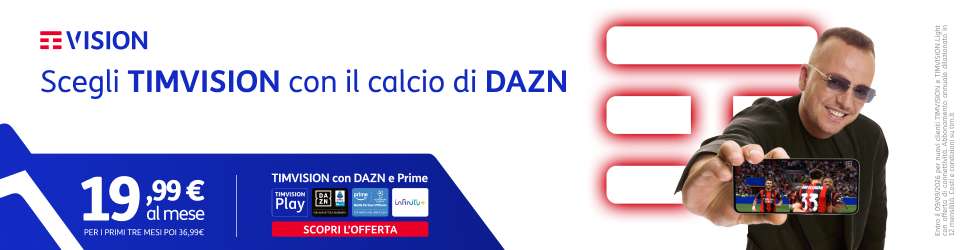 TIMVISION con DAZN e Prime