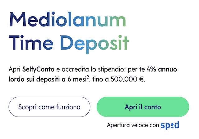 mediolanum time deposit