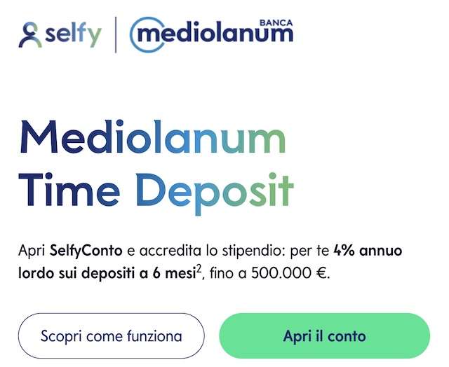 banca mediolanum offerta