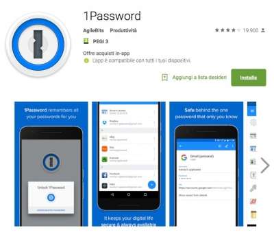 1 Password sul Play Store