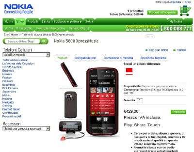 5800 XpressMusic - Nokia Online Shop 