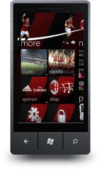 AC MIlan per Windows Phone 7