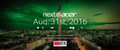 L'invito di Acer alla conferenza 