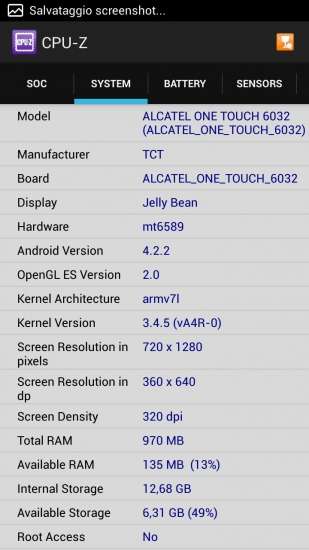 Alcatel One Touch Idol Alpha